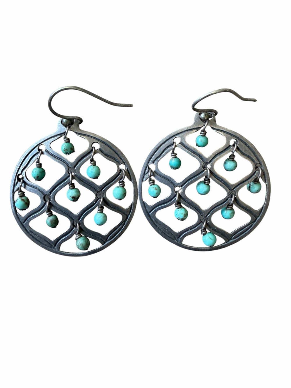 Silpada Turquoise Howlite Earrings